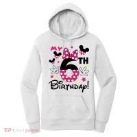 My 6st Birthday Funny Birthday Party Girl Women's Hoodie thumb 0