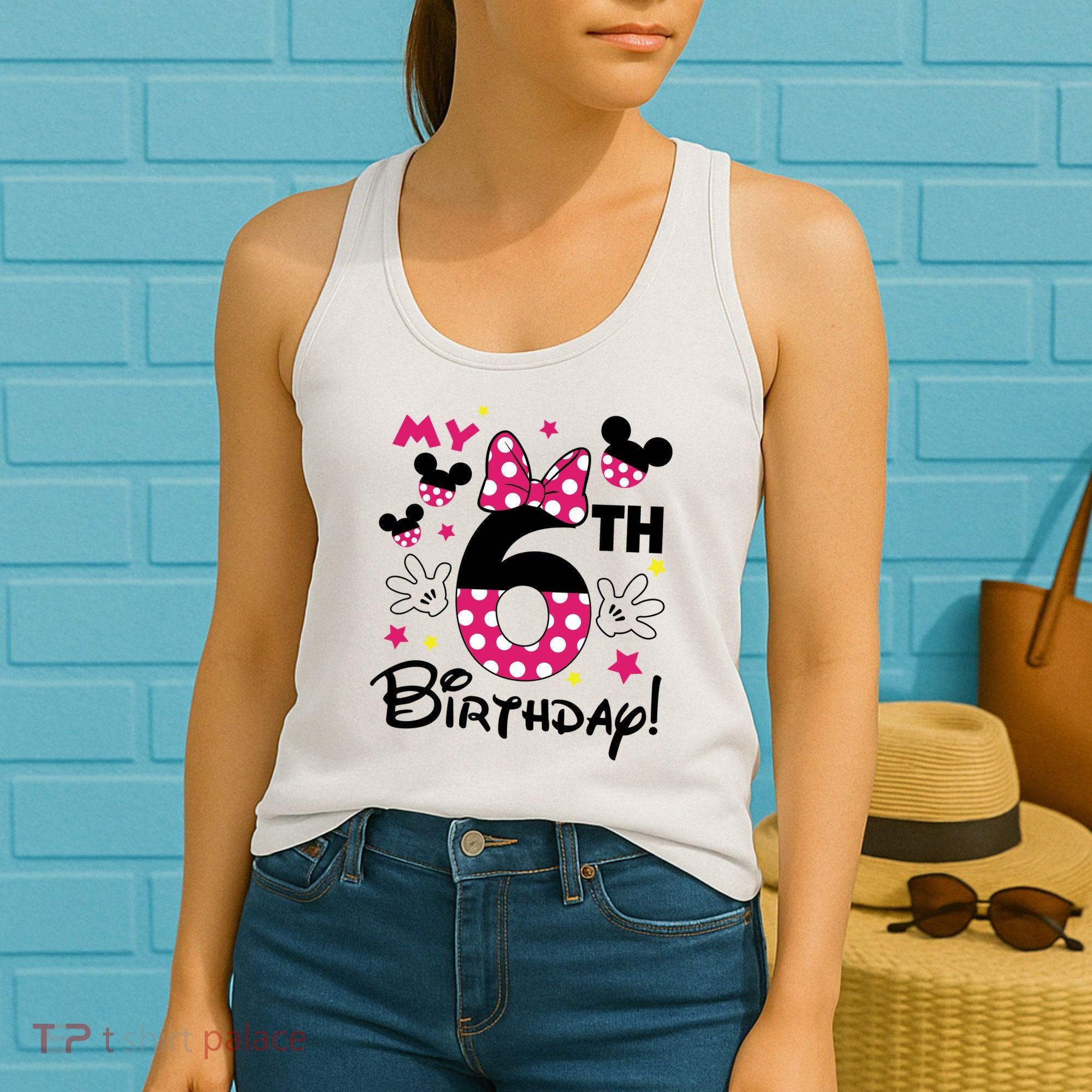 My 6st Birthday Funny Birthday Party Girl Women's Tank Top