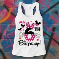 My 6st Birthday Funny Birthday Party Girl Women's Tank Top thumb 3