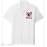 My 6st Birthday Funny Birthday Party Girl Sport-Tek Posi-UV Pro Polo thumb 0