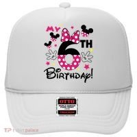 My 6st Birthday Funny Birthday Party Girl Hat thumb 0