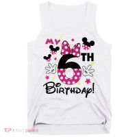 My 6st Birthday Funny Birthday Party Girl Tank Top thumb 0