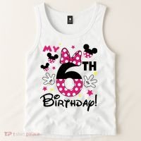 My 6st Birthday Funny Birthday Party Girl Tank Top thumb 2