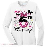 My 6st Birthday Funny Birthday Party Girl Women's Long Sleeve Shirt thumb 0