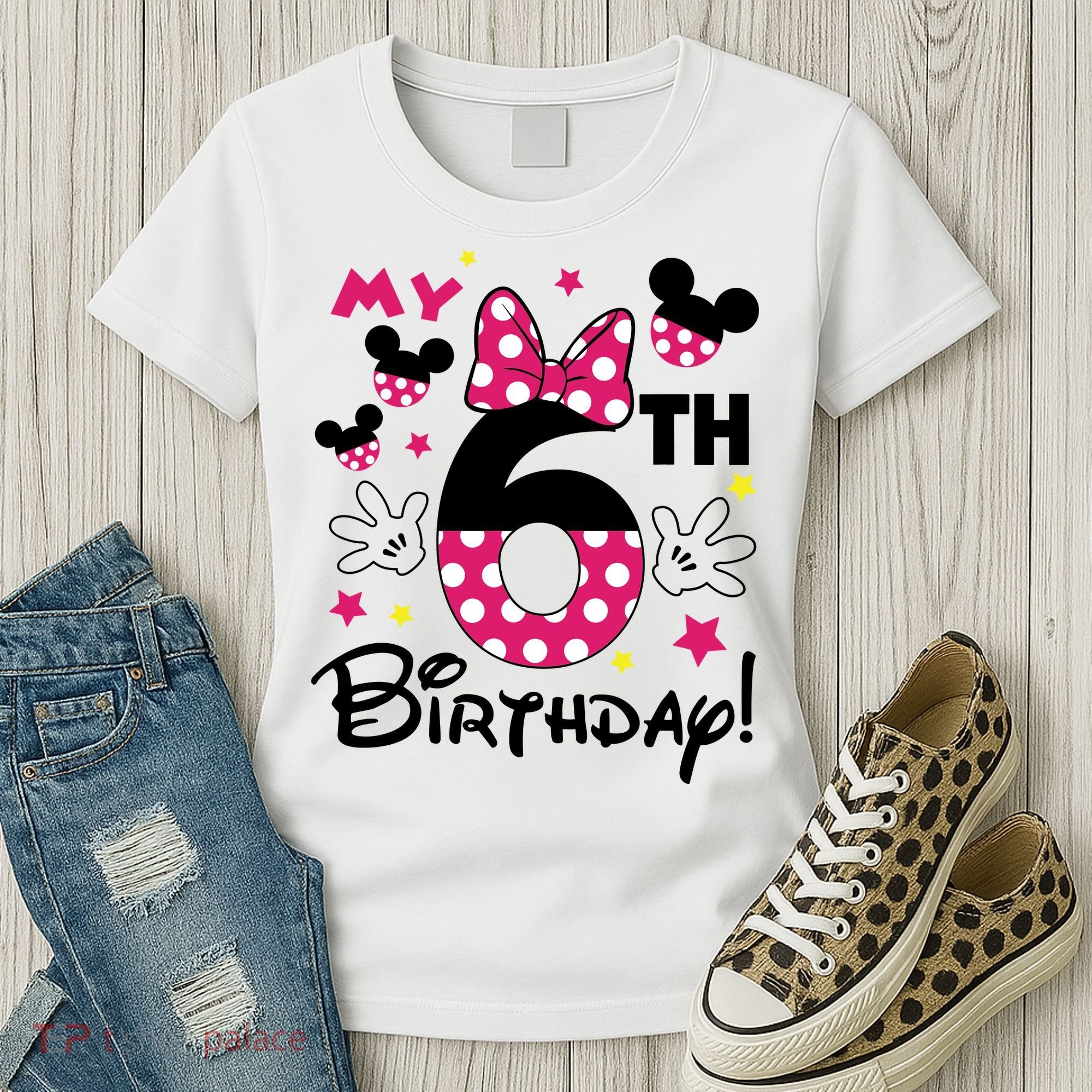 My 6st Birthday Funny Birthday Party Girl Women's T-Shirt