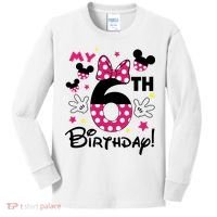My 6st Birthday Funny Birthday Party Girl Kids Long Sleeve Shirt thumb 0