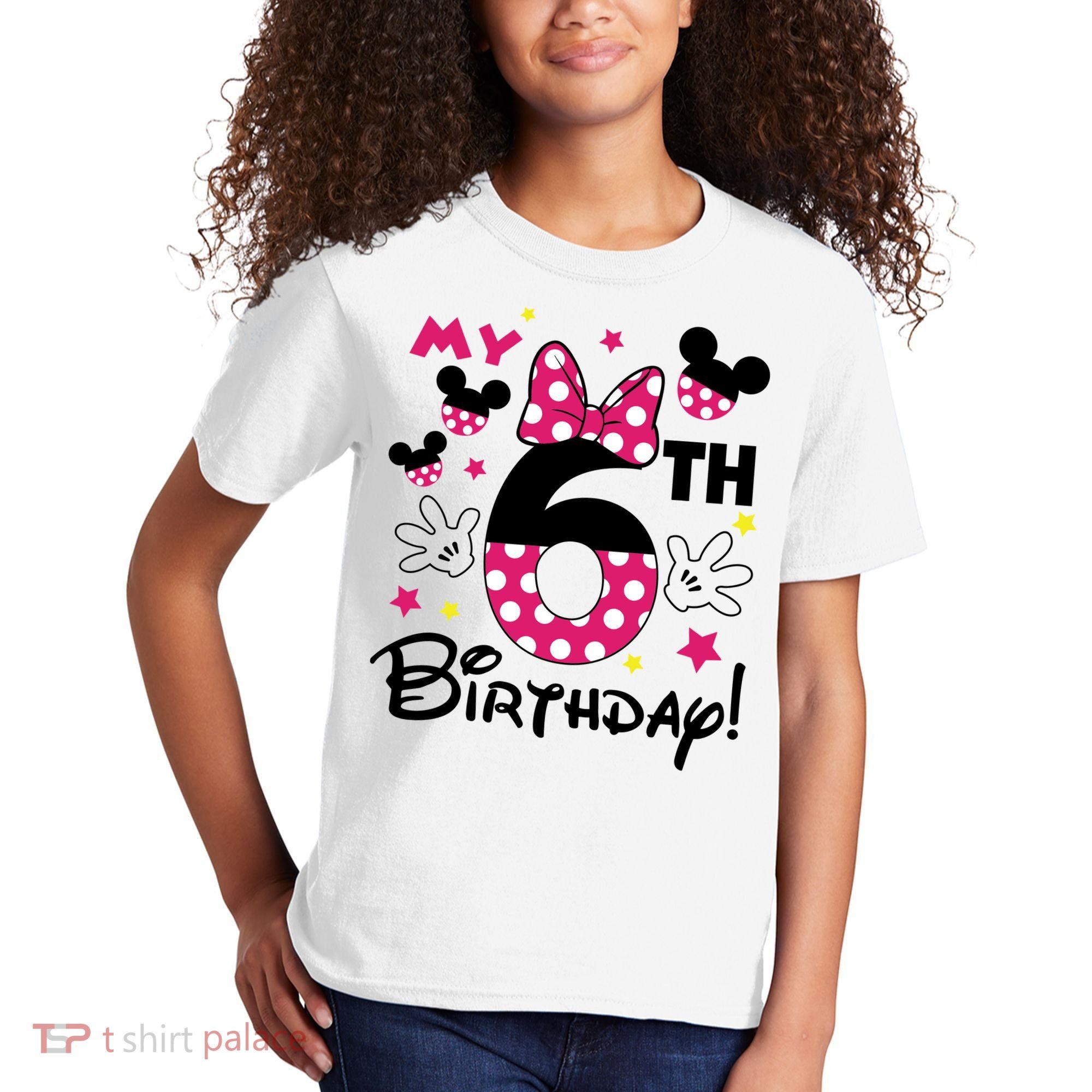 My 6st Birthday Funny Birthday Party Girl Kids T-Shirt