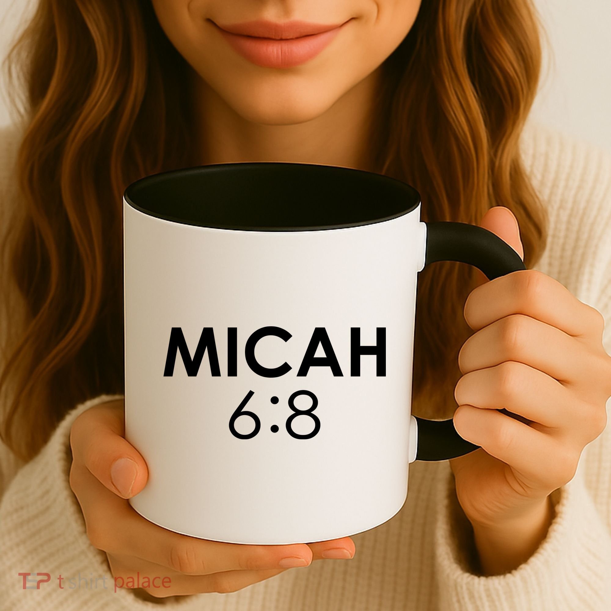 Micah 6:8 Bible Verse Christian Inspirational Catholic Coffee Mug