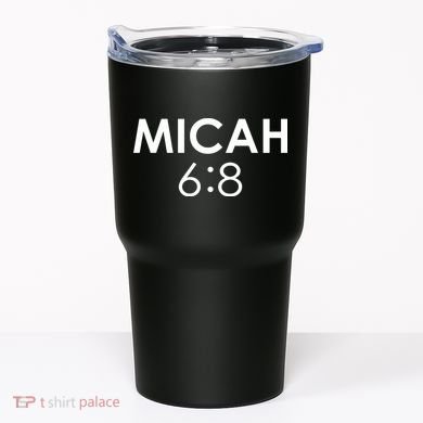 Micah 6:8 Bible Verse Christian Inspirational Catholic Tumbler
