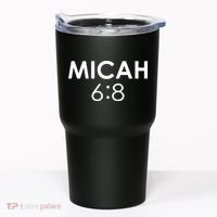 Micah 6:8 Bible Verse Christian Inspirational Catholic Tumbler thumb 0