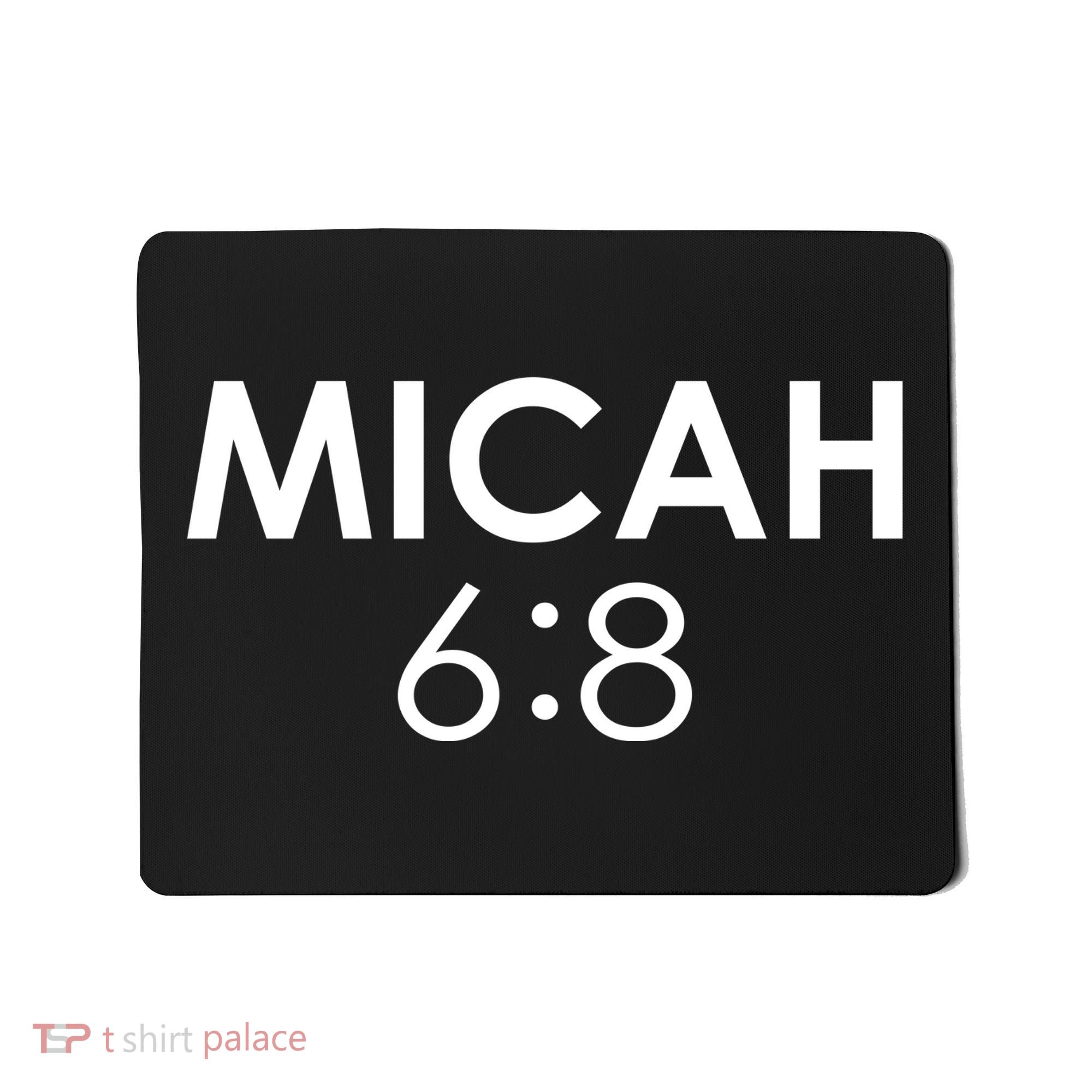 Micah 6:8 Bible Verse Christian Inspirational Catholic Mousepad