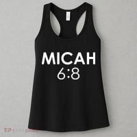 Micah 6:8 Bible Verse Christian Inspirational Catholic Women's Tank Top thumb 3