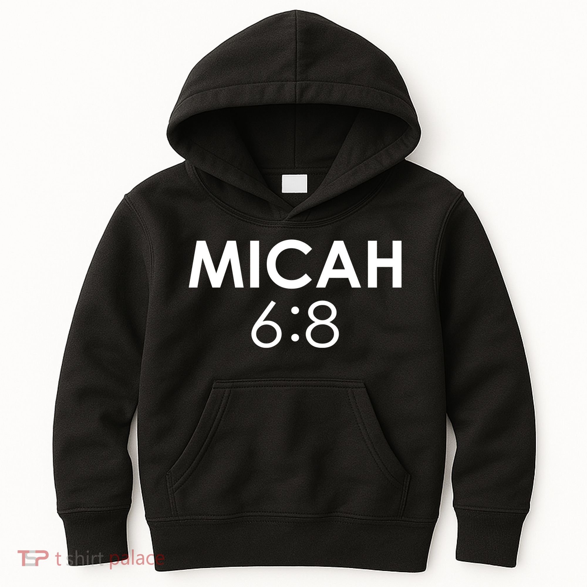 Micah 6:8 Bible Verse Christian Inspirational Catholic Kids Hoodie
