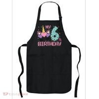 My 6th Birthday Unicorn Gift For Birthday Girl Apron thumb 0