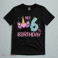 My 6th Birthday Unicorn Gift For Birthday Girl T-Shirt thumb 5