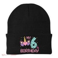 My 6th Birthday Unicorn Gift For Birthday Girl Beanie thumb 0