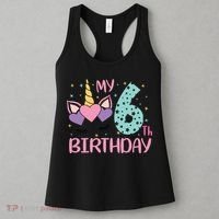 My 6th Birthday Unicorn Gift For Birthday Girl Women's Tank Top thumb 3