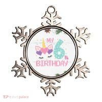 My 6th Birthday Unicorn Gift For Birthday Girl Ornament thumb 0