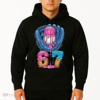 Meme 67 Gen Alpha Slang Ice Cream Drip Baseball Glove Hoodie thumb 2