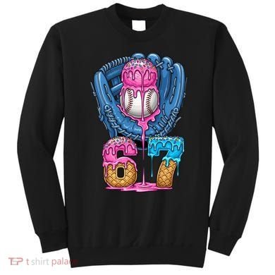 Meme 67 Gen Alpha Slang Ice Cream Drip Baseball Glove Sweatshirt