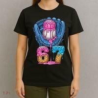 Meme 67 Gen Alpha Slang Ice Cream Drip Baseball Glove T-Shirt thumb 4