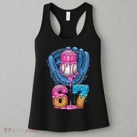 Meme 67 Gen Alpha Slang Ice Cream Drip Baseball Glove Women's Tank Top thumb 3