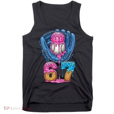 Meme 67 Gen Alpha Slang Ice Cream Drip Baseball Glove Tank Top