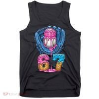 Meme 67 Gen Alpha Slang Ice Cream Drip Baseball Glove Tank Top thumb 0