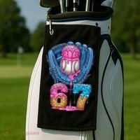 Meme 67 Gen Alpha Slang Ice Cream Drip Baseball Glove Golf Towel thumb 2