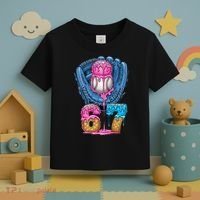 Meme 67 Gen Alpha Slang Ice Cream Drip Baseball Glove Toddler T-Shirt thumb 3