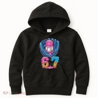Meme 67 Gen Alpha Slang Ice Cream Drip Baseball Glove Kids Hoodie thumb 0
