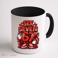 Meme 67 Six Seven 6 7 Valentine Heart Coffee Mug thumb 1