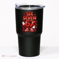 Meme 67 Six Seven 6 7 Valentine Heart Tumbler thumb 0