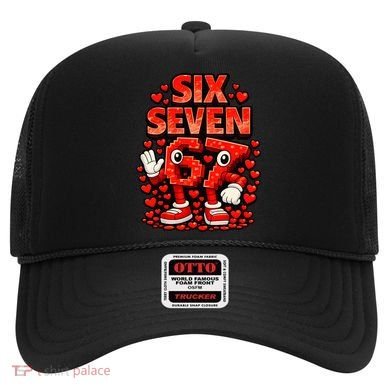 Meme 67 Six Seven 6 7 Valentine Heart Hat