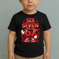 Meme 67 Six Seven 6 7 Valentine Heart Toddler T-Shirt thumb 2