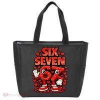 Meme 67 Six Seven 6 7 Valentine Heart Tote Bag thumb 0