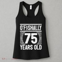 Milestone 75th Birthday 75 Years Old Angler Women's Tank Top thumb 3
