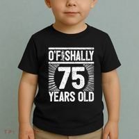 Milestone 75th Birthday 75 Years Old Angler Toddler T-Shirt thumb 2
