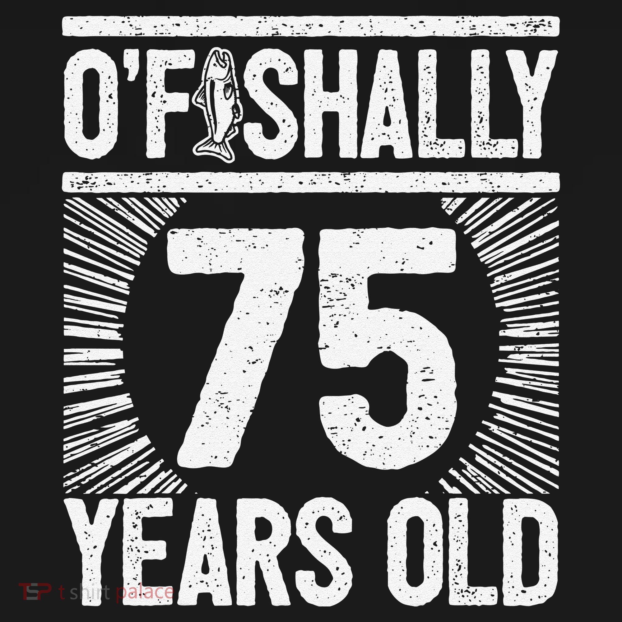 Milestone 75th Birthday 75 Years Old Angler Women's Long Sleeve Shirt