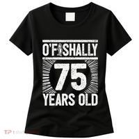 Milestone 75th Birthday 75 Years Old Angler Women's T-Shirt thumb 0