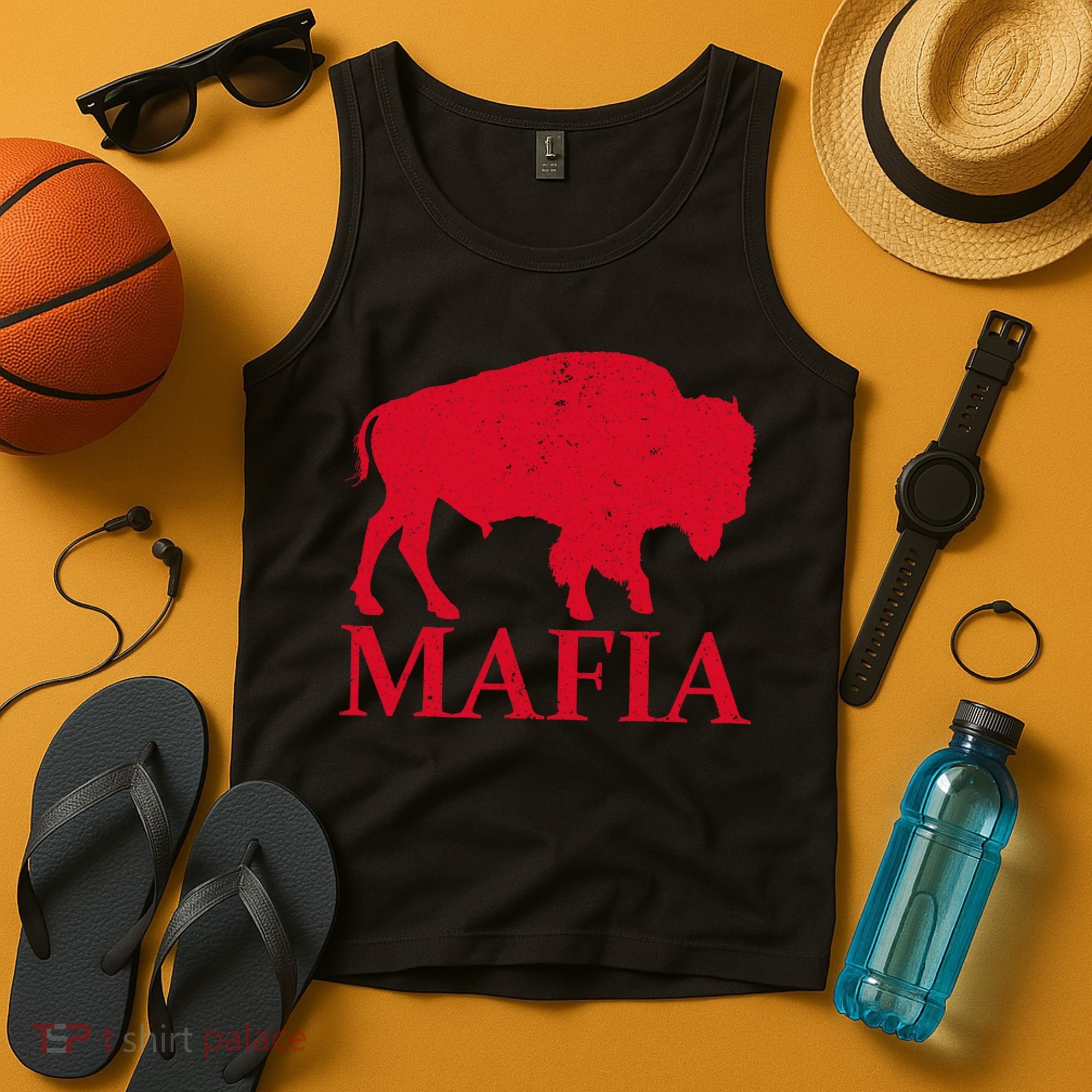 Mafia 716 Buffalo New York Bflo Wny Sport Tank Top