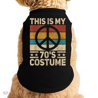 My 70s Costume 70 Style Peace Hippie 70's Disco 1970s Outfit Doggie Tank thumb 0