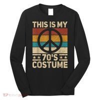 My 70s Costume 70 Style Peace Hippie 70's Disco 1970s Outfit Long Sleeve Shirt thumb 0