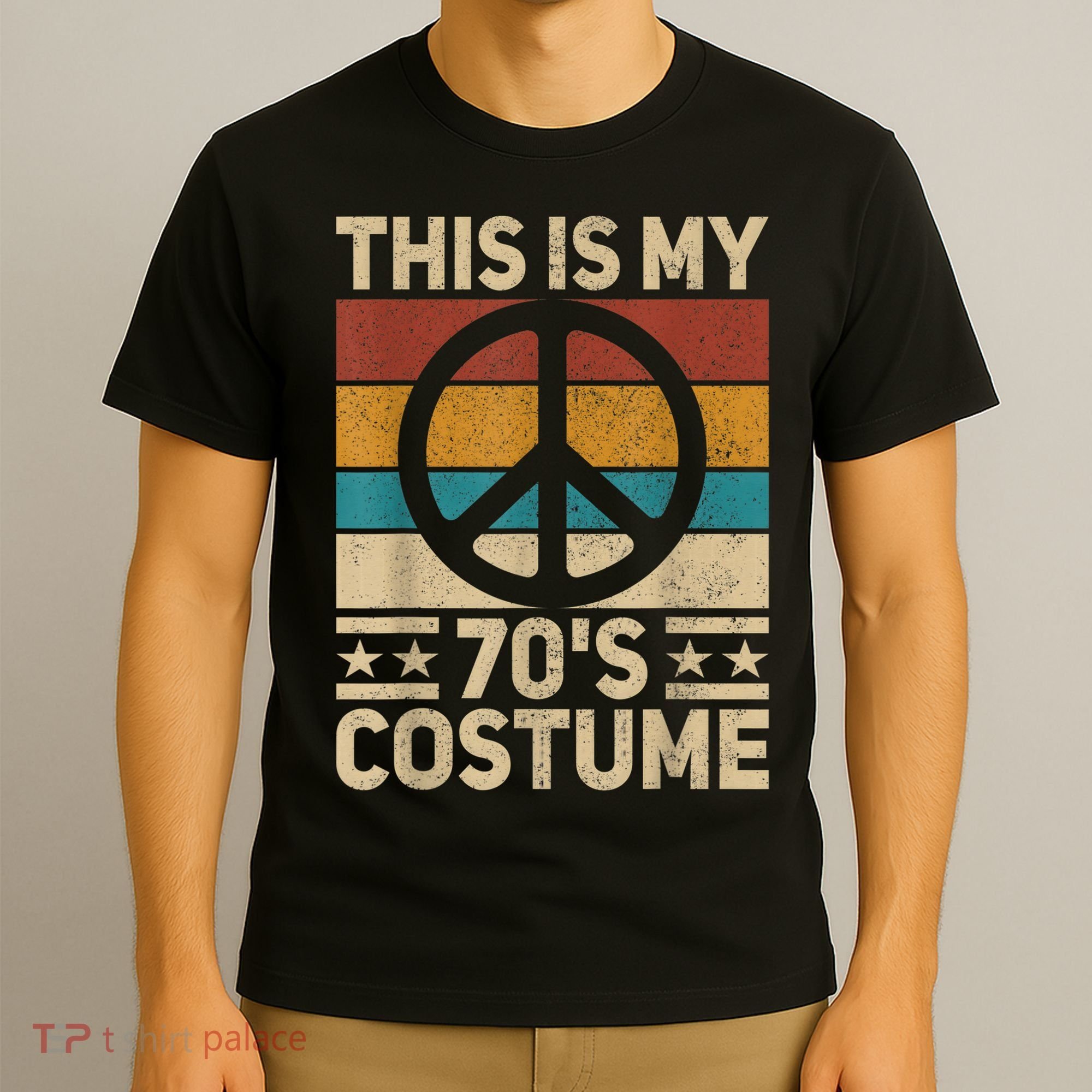 My 70s Costume 70 Style Peace Hippie 70's Disco 1970s Outfit T-Shirt