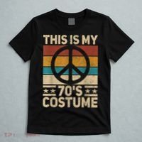 My 70s Costume 70 Style Peace Hippie 70's Disco 1970s Outfit T-Shirt thumb 5
