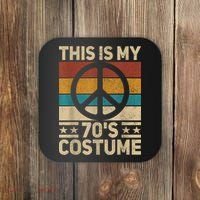 My 70s Costume 70 Style Peace Hippie 70's Disco 1970s Outfit Coaster thumb 0