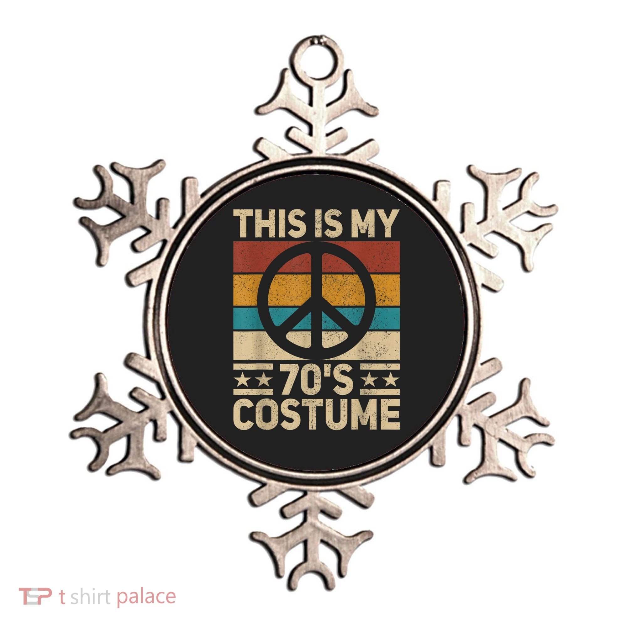 My 70s Costume 70 Style Peace Hippie 70's Disco 1970s Outfit Ornament