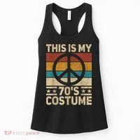 My 70s Costume 70 Style Peace Hippie 70's Disco 1970s Outfit Women's Tank Top thumb 0