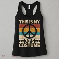 My 70s Costume 70 Style Peace Hippie 70's Disco 1970s Outfit Women's Tank Top thumb 3