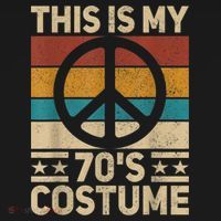 My 70s Costume 70 Style Peace Hippie 70's Disco 1970s Outfit Toddler Hoodie thumb 2